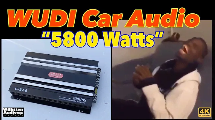 I Paid $45 for 5800 watts? WUDI Car Audio C-266 Four Channel Amplifier [4K]