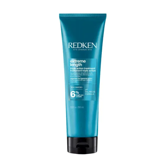Восстанавливающая кремовая капиллярная маска Redken Extreme Length (250 ml)-0