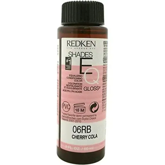 Полуперманентное окрашивание Redken Shades EQ 06RB cherry cola (3 x 60 ml)-0