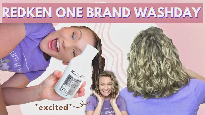 REDKEN ONE BRAND WASHDAY -- 2A, 2B, 2C WAVY HAIR ROUTINE