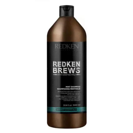 Redken Brews Mint Shampoo - Шампунь тонизирующий, 1000мл