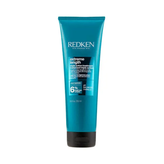 Восстанавливающая кремовая капиллярная маска Redken Extreme Length (250 ml)-3
