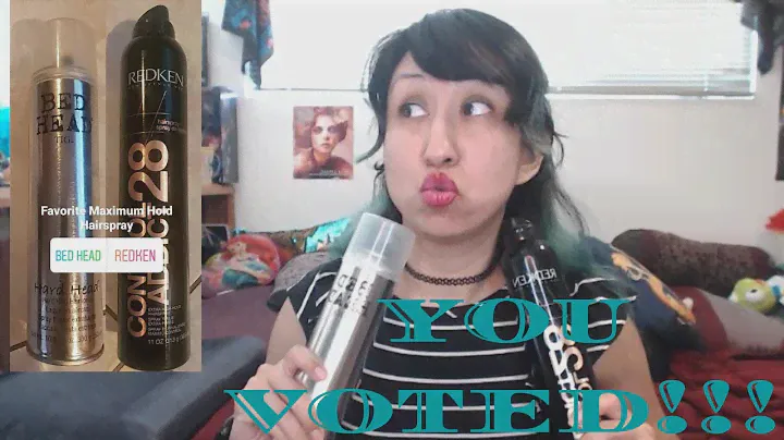 YOU VOTED!!!! Bed Head TIGI Hard Head Hairspray vs. Redken Control Addict Extra High Hold Hairspray