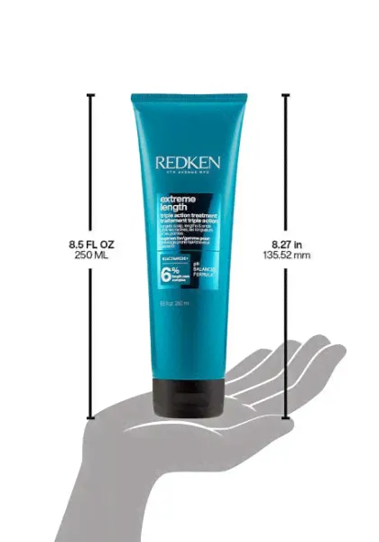 Восстанавливающая кремовая капиллярная маска Redken Extreme Length (250 ml)-2