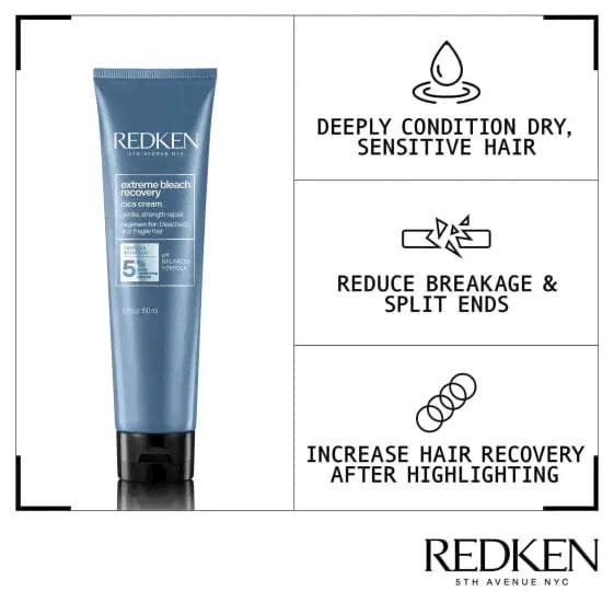 Восстанавливающий крем для волос после мелирования 150 мл Redken Extreme Bleach Recovery-0